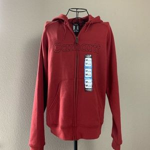 {NWT} Carhartt • ZIP-Up Hoodie • Rust • Sz Medium